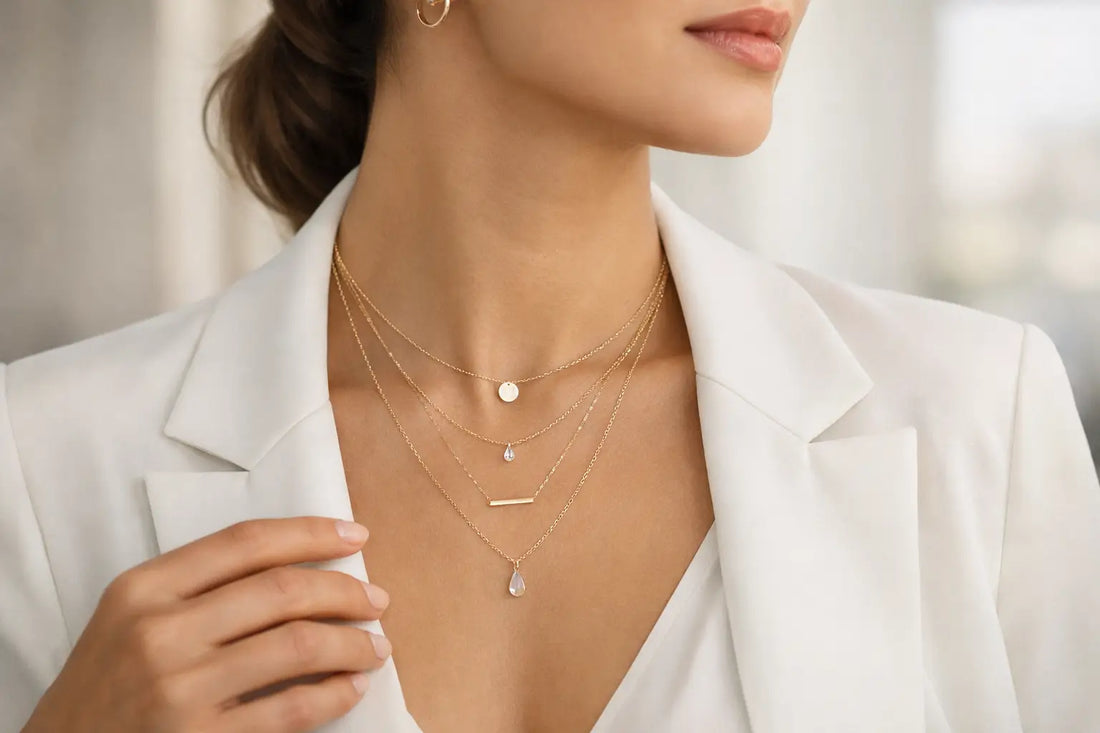 How to Layer Delicate Necklaces With Ease
