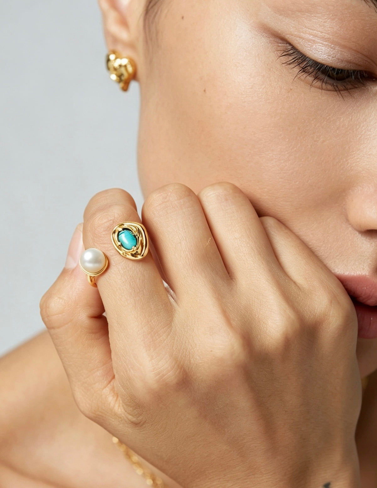 Oyster Shell Open Ring
