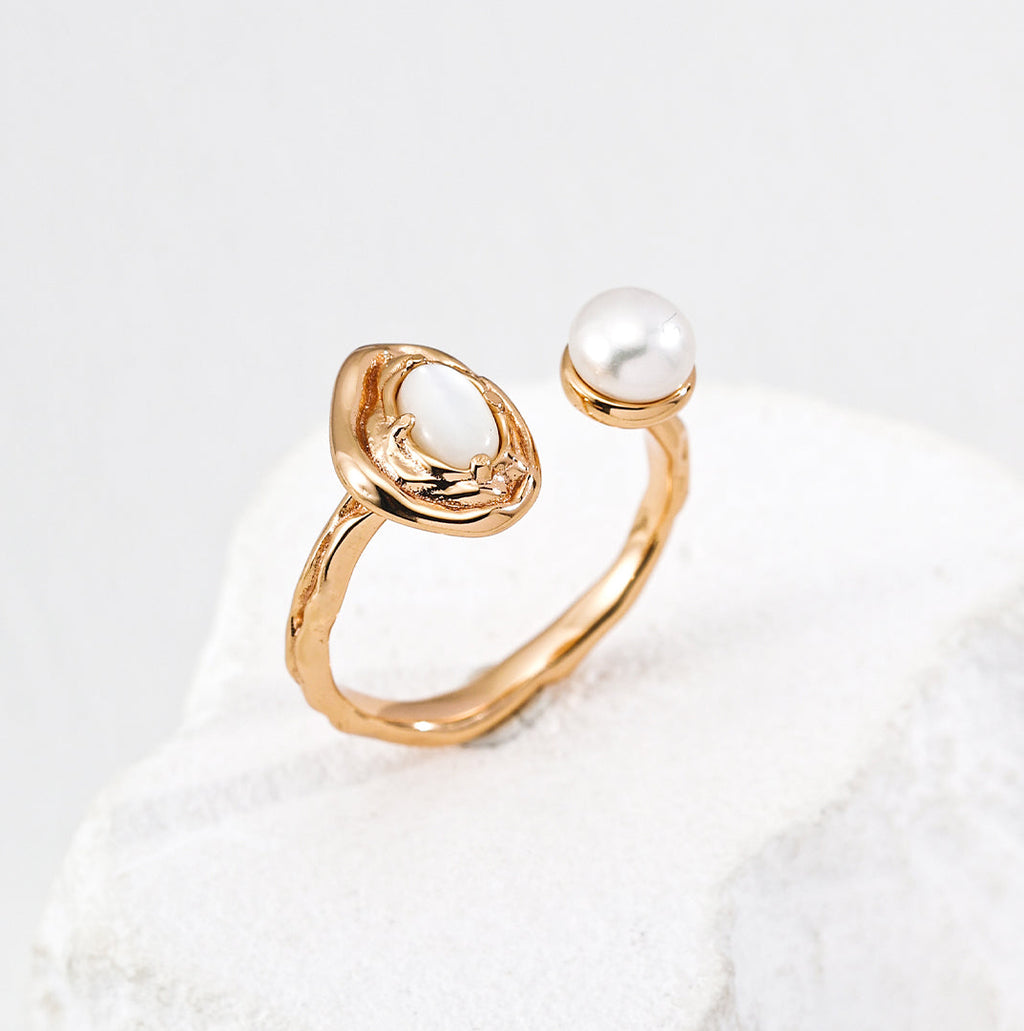 Oyster Shell Open Ring