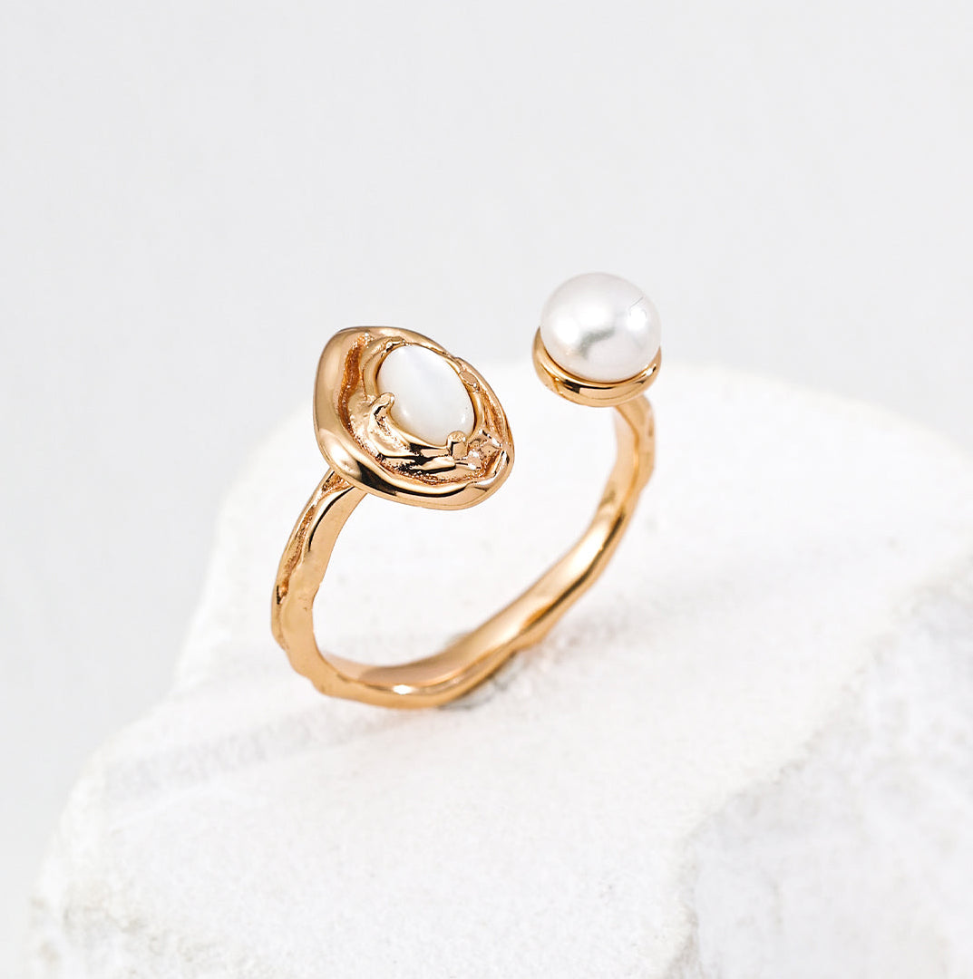 Oyster Shell Open Ring