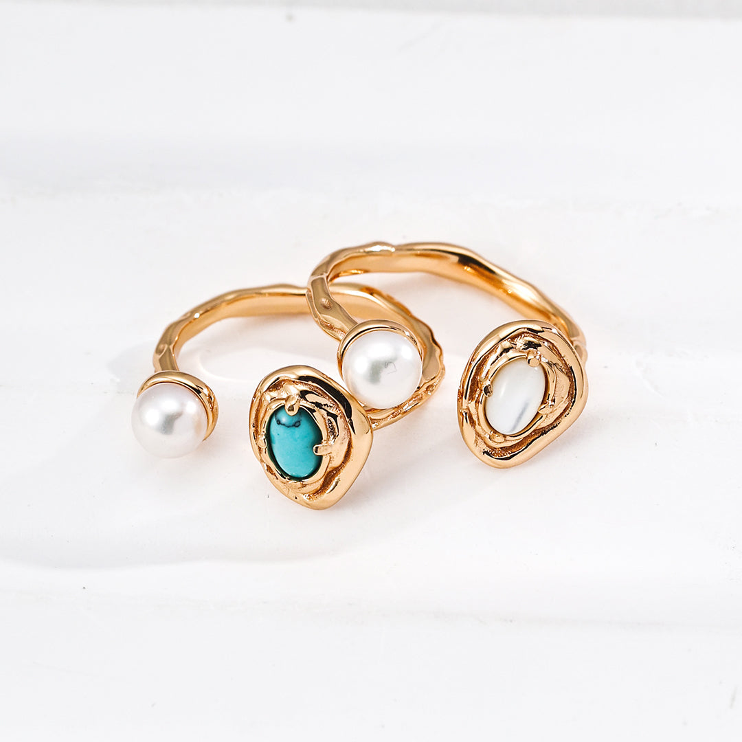 Oyster Shell Open Ring