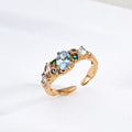 Mosaic Multi-Stone Ring